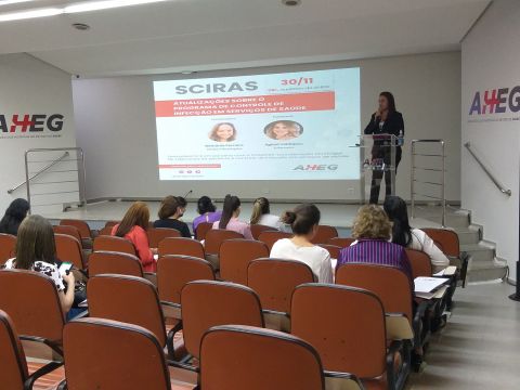 Palestra na AHEG apresentou atualizaes do Programa de Preveno e Controle de Infeco (PCI)